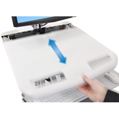 Ergotron SV41-3360-0 StyleView Cart with LCD Pivot, 6 Drawers