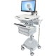 Ergotron SV42-3262-1 SV Cart with LCD Arm, LiFe Powered, 6 Drawers