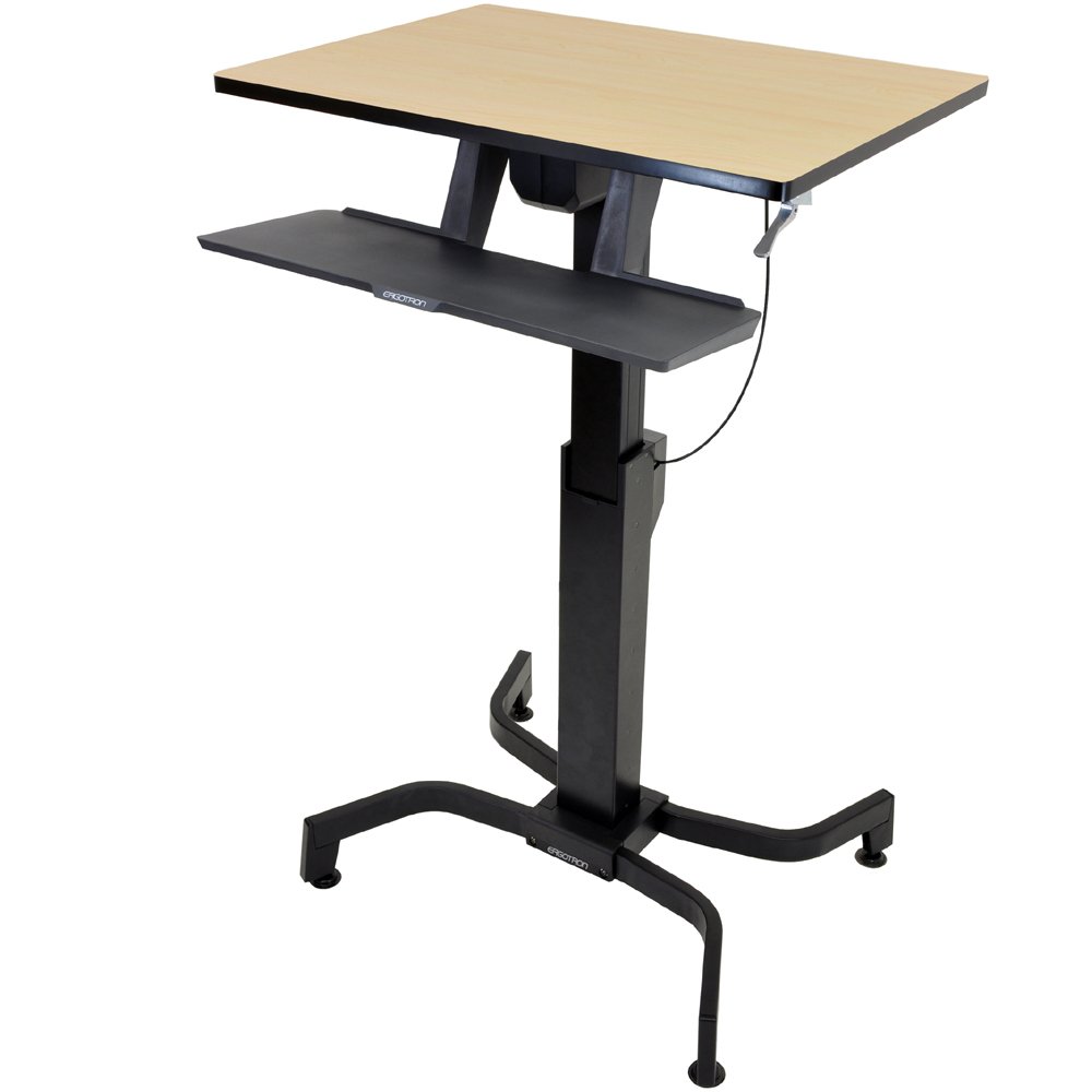 Ergotron 24-280-928 WorkFit-PD, Sit-Stand Desk (birch)