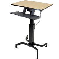 Ergotron 24-280-928 WorkFit-PD, Sit-Stand Desk (birch)