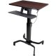 Ergotron 24-280-927 WorkFit-PD, Sit-Stand Desk (walnut)