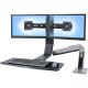 Ergotron 24-312-026 WorkFit-A, Dual Monitor Sit-Stand Workstation