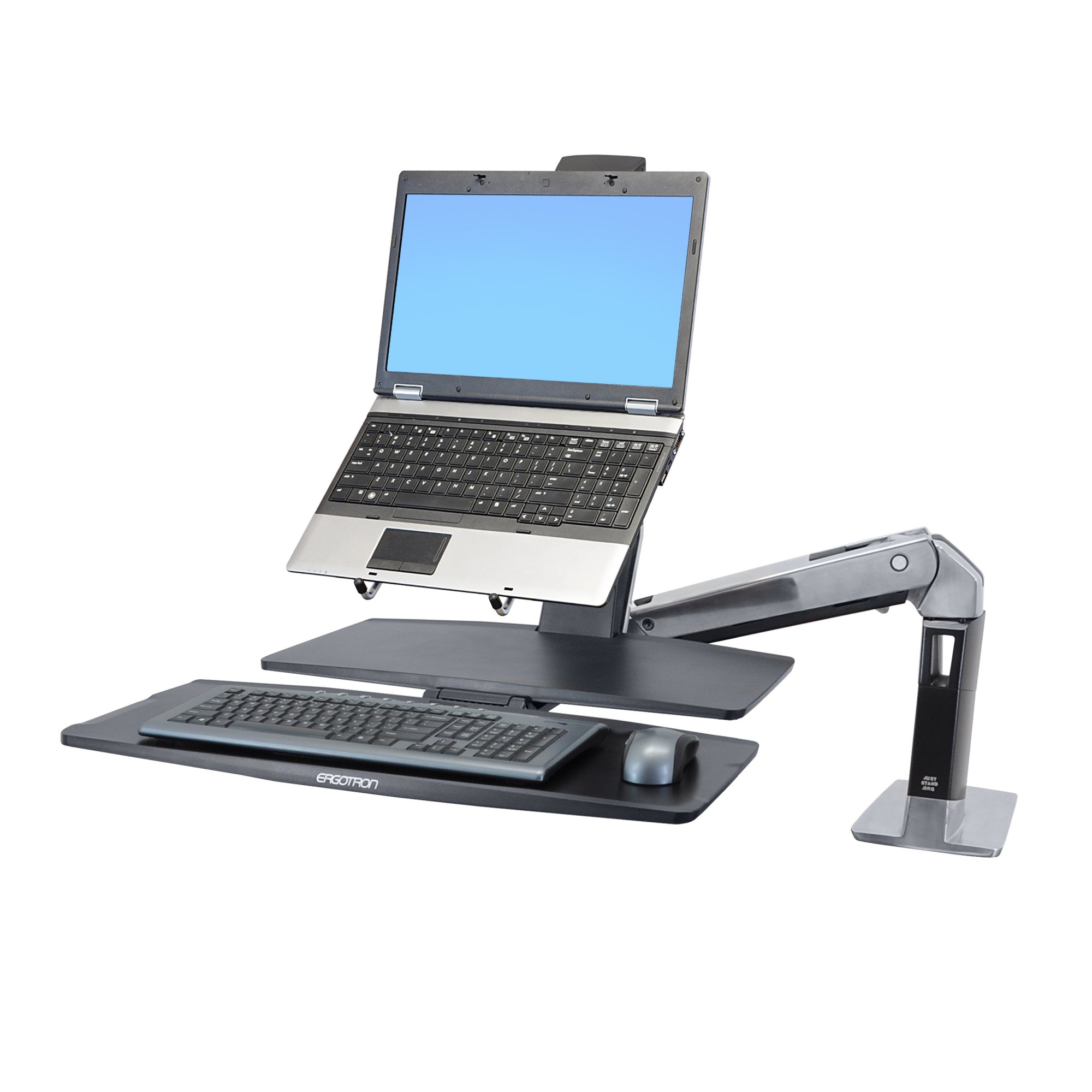 Ergotron 24-317-026 WorkFit-A, Single LD with Worksurface