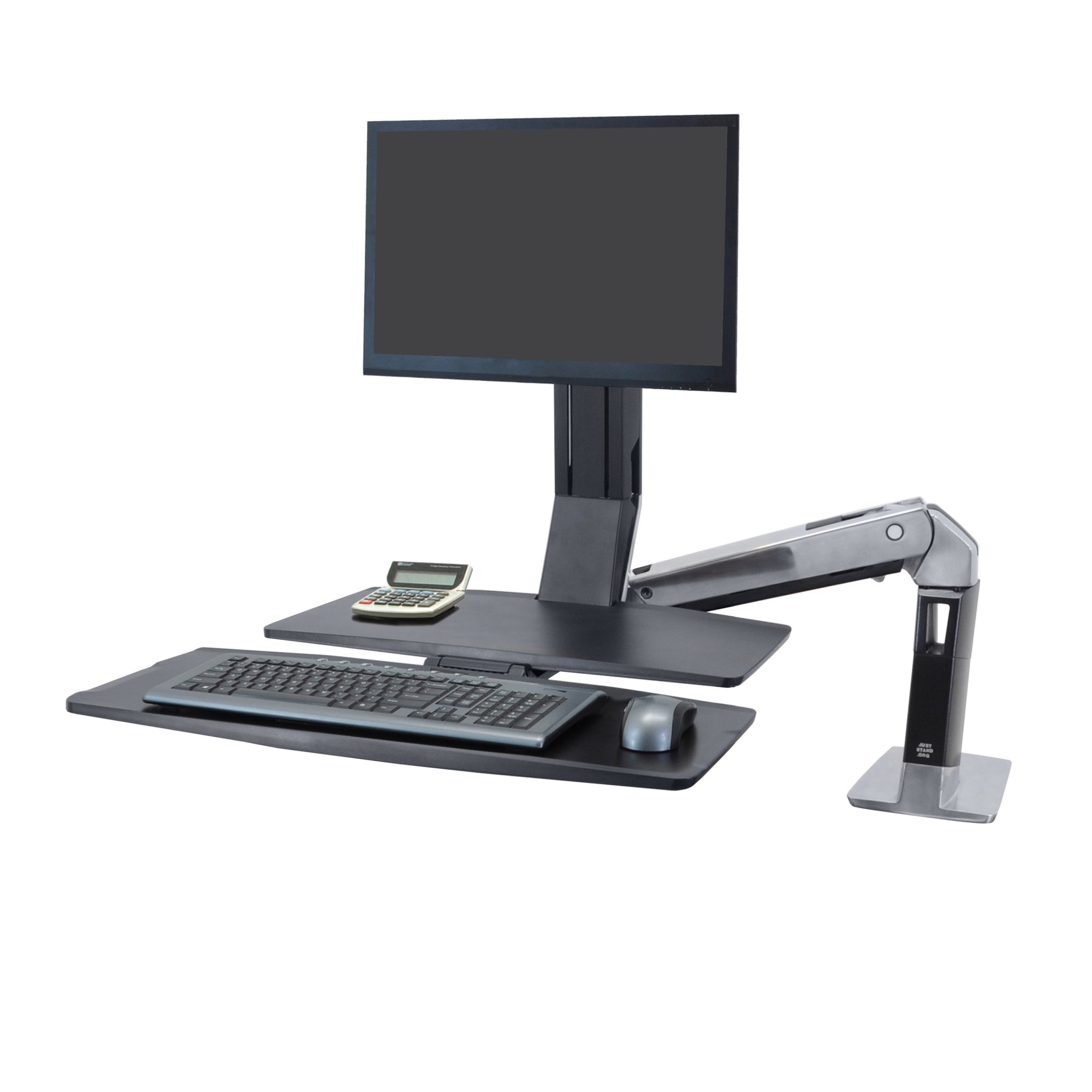 Ergotron 24-317-026 WorkFit-A, Single LD with Worksurface