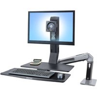 Ergotron 24-314-026 WorkFit-A Single HD Monitor with Worksurface