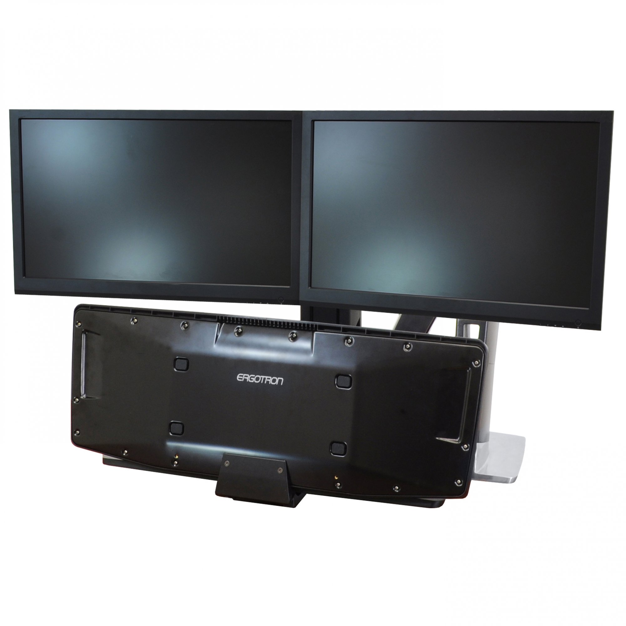 Ergotron 24-316-026 WorkFit-A, Dual Monitor with Worksurface