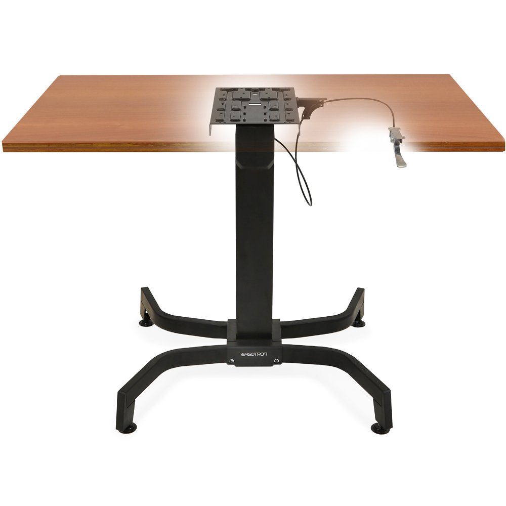 Ergotron 24-387-200 WorkFit-B with a worksurface (worksurface not included)