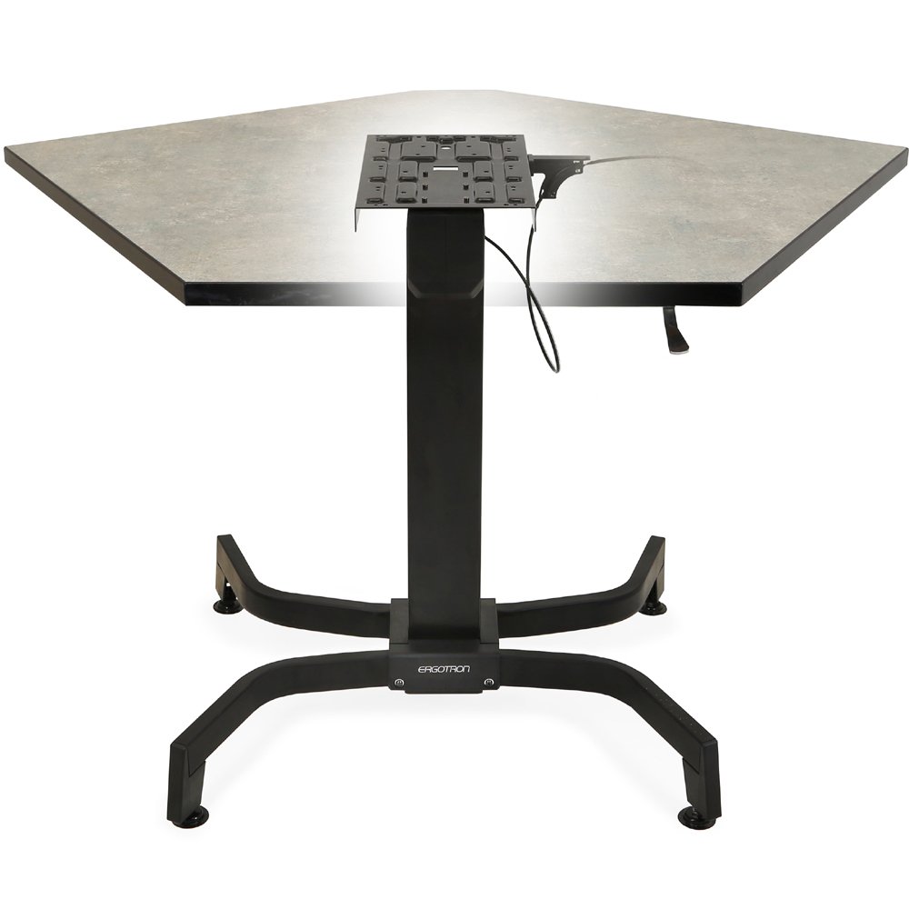 Ergotron 24-387-200 WorkFit-B with a worksurface (worksurface not included)