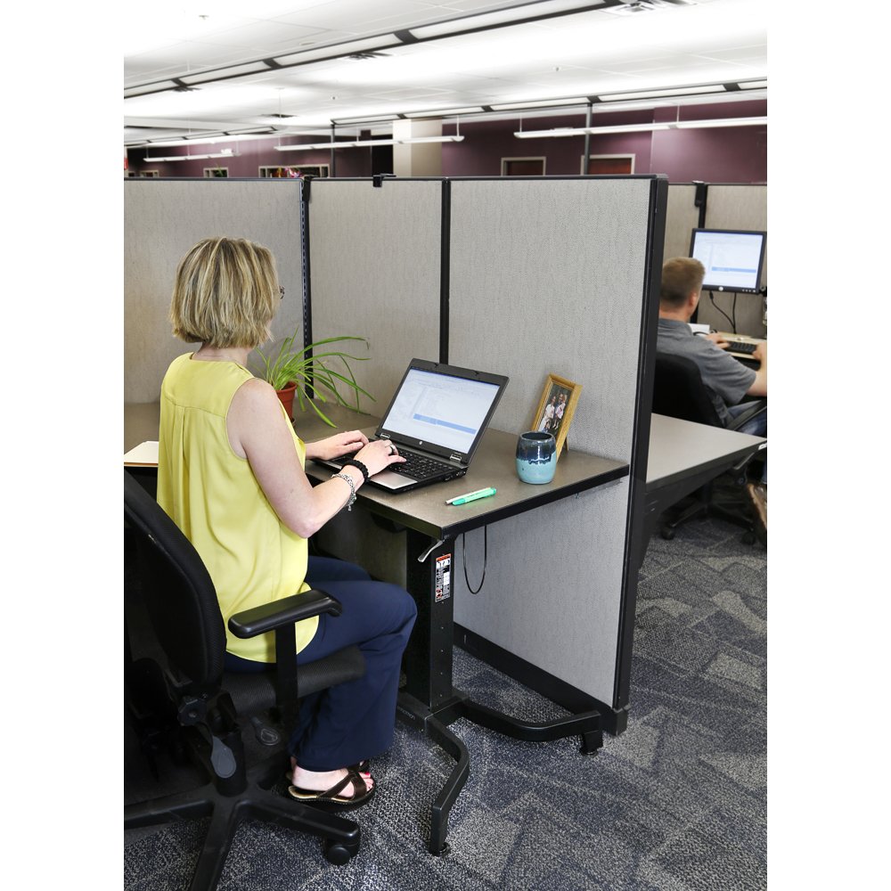 Sit and work with Ergotron 24-387-200 WorkFit-B 