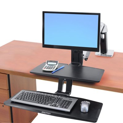 Suspended Keyboard tray of Ergotron 24-390-026 WorkFit-A