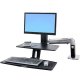 Ergotron 24-390-026 WorkFit-A with Suspended Keyboard, Single LD