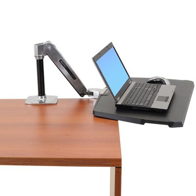 Side view of Ergotron 24-383-026 WorkFit-P