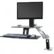 Ergotron 24-391-026 WorkFit-A with Suspended Keyboard, Single HD