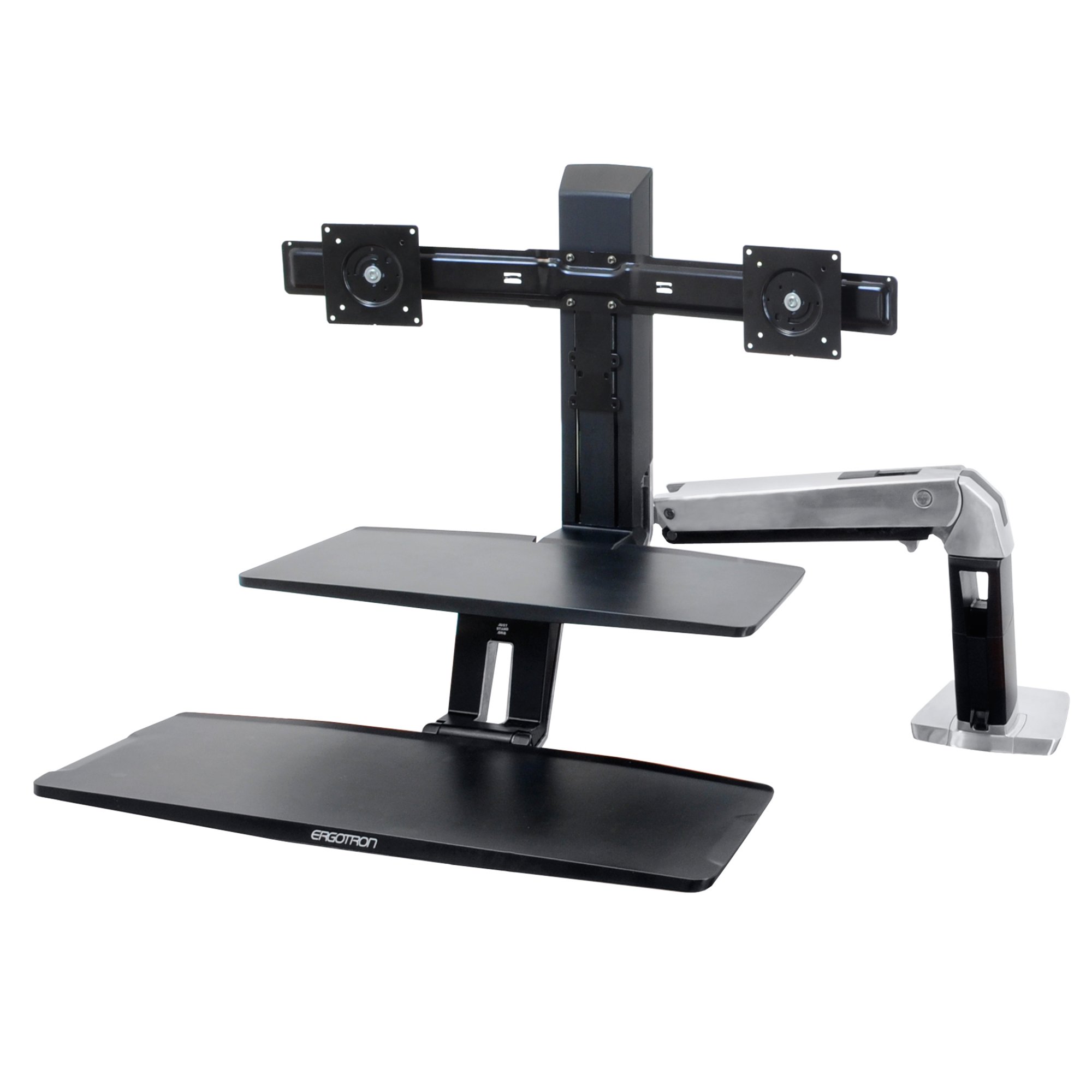 Ergotron 24-392-026 WorkFit-A with Suspended Keyboard, Dual