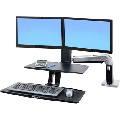 WorkFit-A desk mount arm