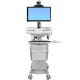 Ergotron SV41-53E0-1 StyleView Telepresence Cart, Single Monitor