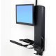 Ergotron 61-081-085 SV Sit-Stand Vertical Lift, High-Traffic