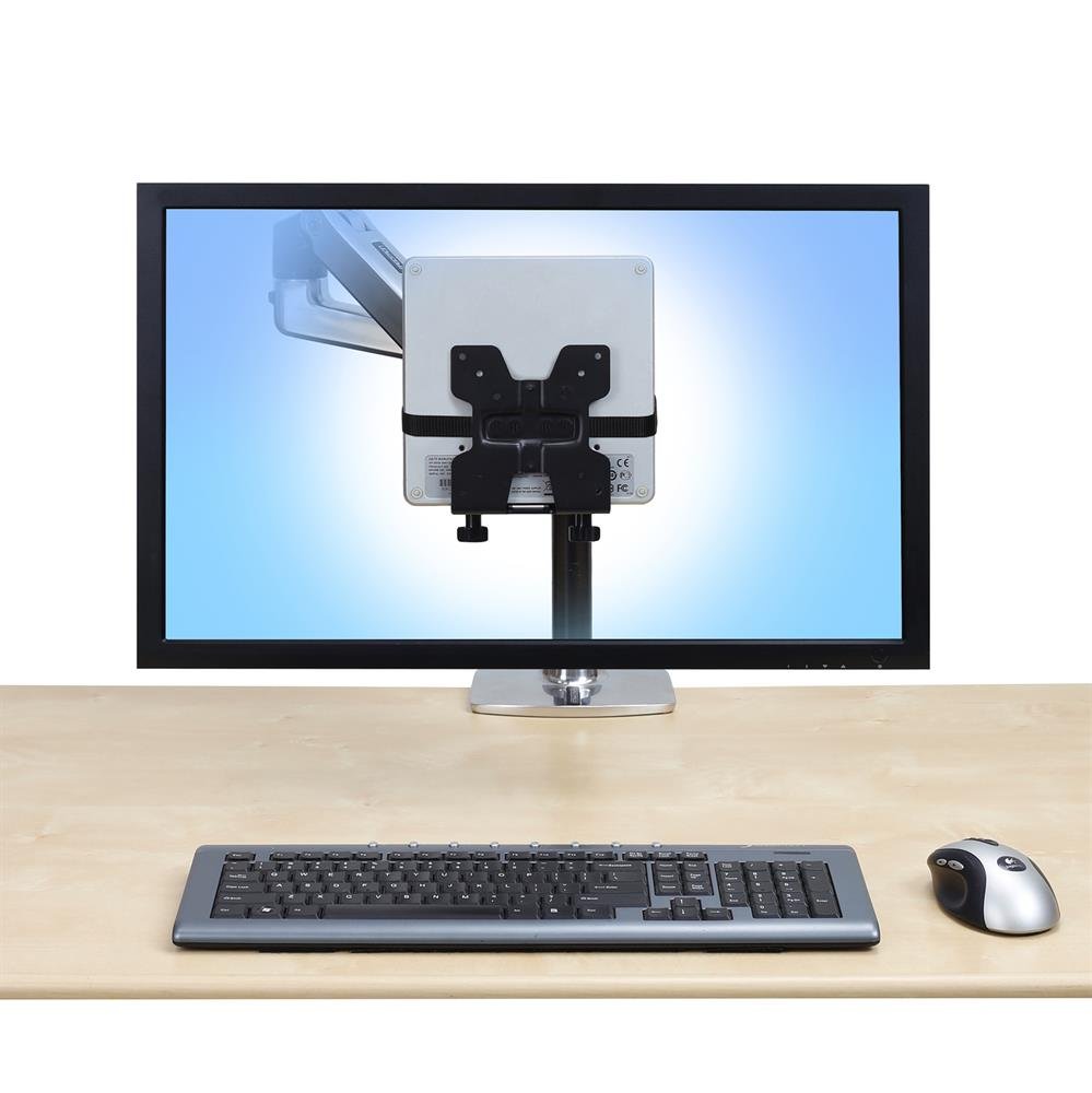 Install a small CPU to the Monitor with Ergotron 80-107-200 Thin Client Mount