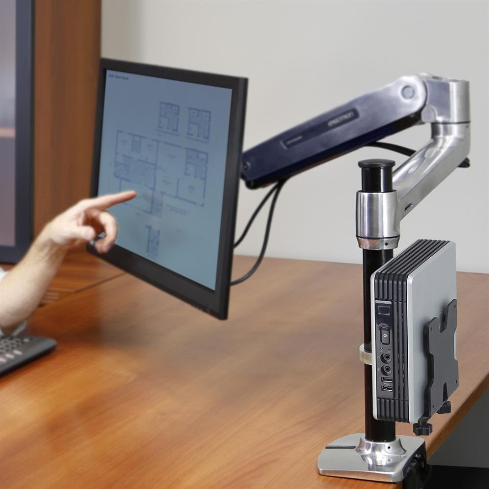 Attach Ergotron 80-107-200 Thin Client Mount to an LX Arm