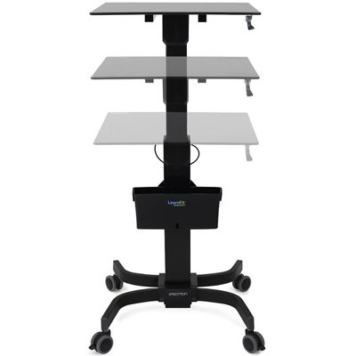Height adjustability of Ergotron 24-458-200 LearnFit