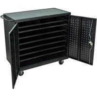 Luxor LLTS24-B 24 Tablet or Laptop Storage and Recharging Cart