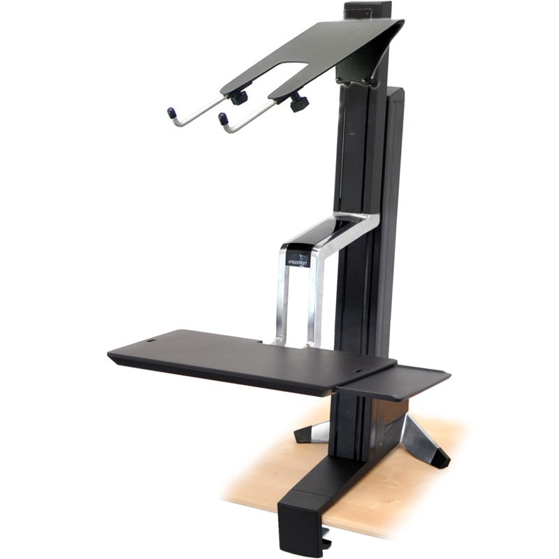 Standing Laptop Desk With Keyboard Tray Edl 3203d