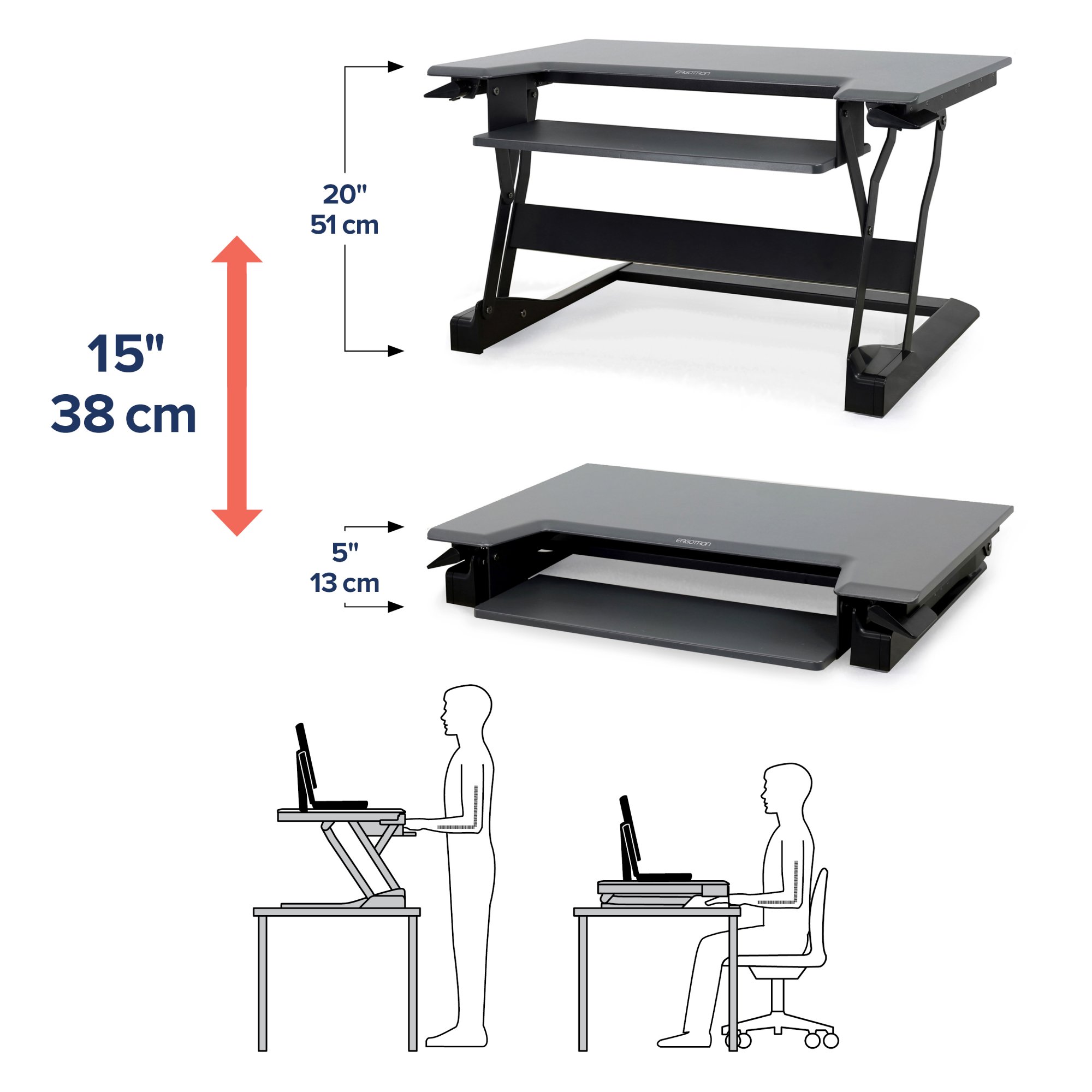 Ergotron WorkFit Floor Mat - Black