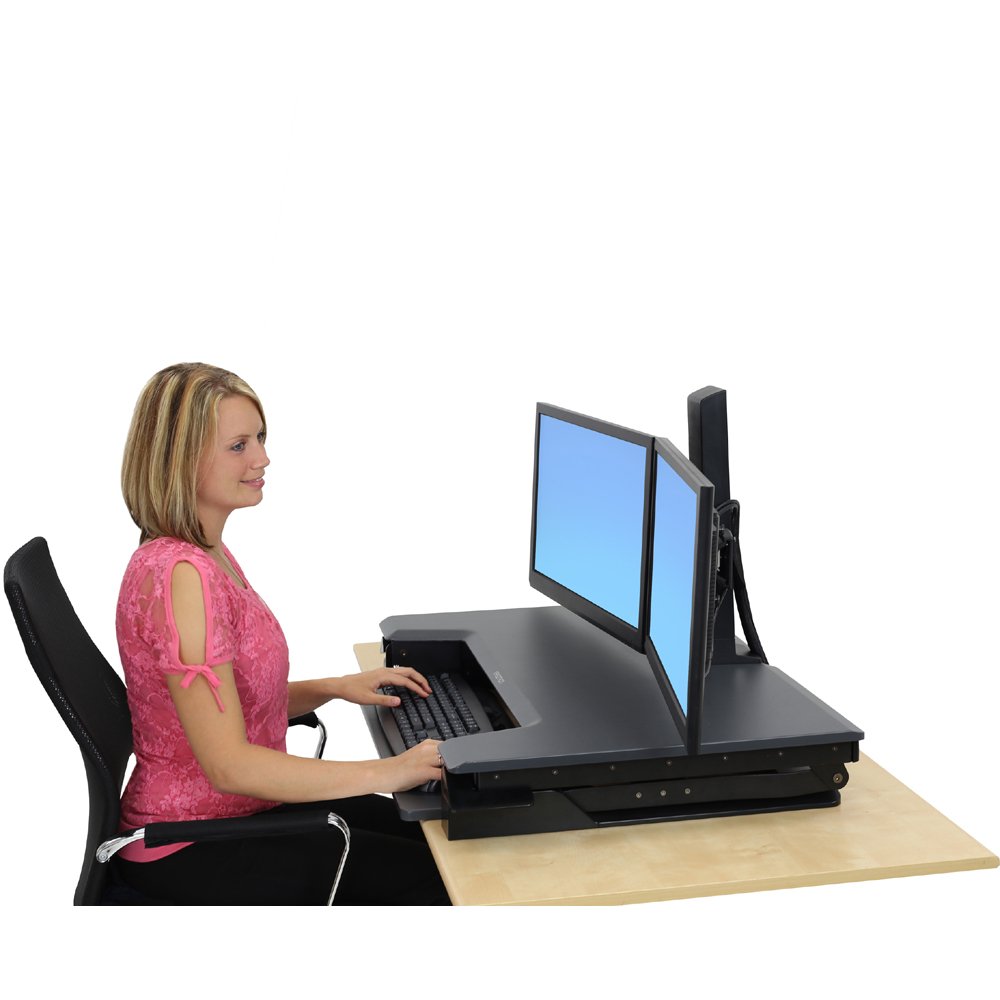 Sit-Stand Ergotron 33-397-085 WorkFit-T Desktop Workstation