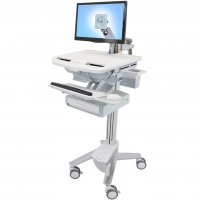 Ergotron SV43-1210-0 SV Cart with LCD Arm, non-powered, 1 Drawer