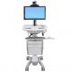 Ergotron SV43-53E0-1 StyleView Telepresence Cart, Single Monitor