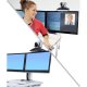 Ergotron 97-871 Telepresence Kit, Dual Monitor, for SV43/44 Cart