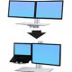 Ergotron 97-938-062 WorkFit Conversion Kit: Dual to LCD & Laptop