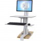 Ergotron 33-350-211 WorkFit-S, Single LD with Worksurface