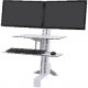 Ergotron 33-349-211 WorkFit-S, Dual Monitor with Worksurface