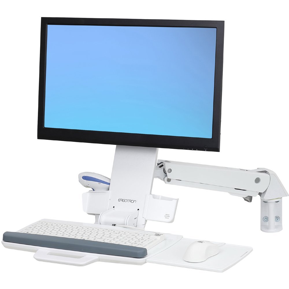 Ergotron 45-266-216 StyleView Sit-Stand Combo Arm (white)