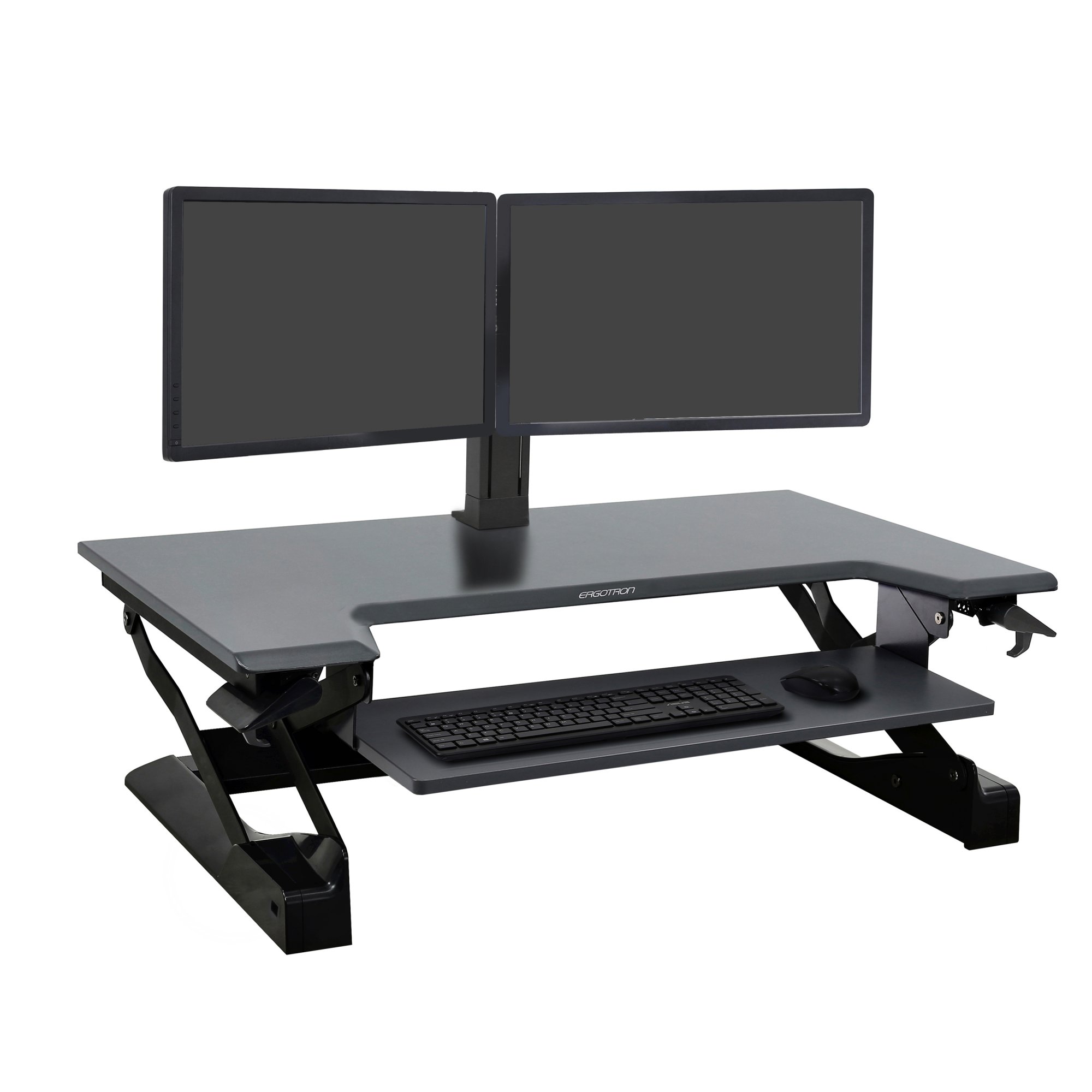 Ergotron 33-406-085 WorkFit-TL Desktop Sit-Stand Workstation in Black