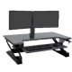 Ergotron 33-406-085 WorkFit-TL Desktop Sit-Stand Workstation in Black