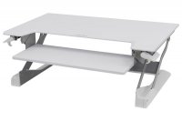 Ergotron 33-406-062 WorkFit-TL Desktop Sit-Stand Workstation in White