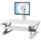 Single Monitor Sit-Stand Desktop Workstation White - ErgoDirect EDW-3201D