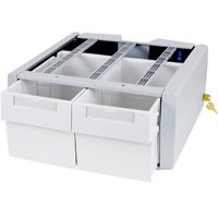 Ergotron 97-993 SV Supplemental Storage Drawer, Double Tall