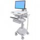 Ergotron SV44-12A2-1 SV Cart with LCD Arm, LiFe Powered, 2 Drawers
