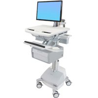 Ergotron SV44-12B1-1 StyleView Cart with LCD Arm, 1 Tall Drawer