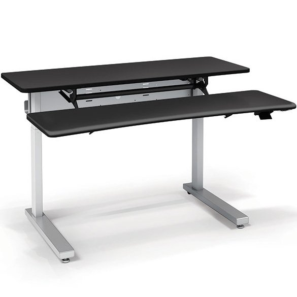 Ergotron MVJB60SS Elevate Adjusta 60, Electric Sit-Stand Desk