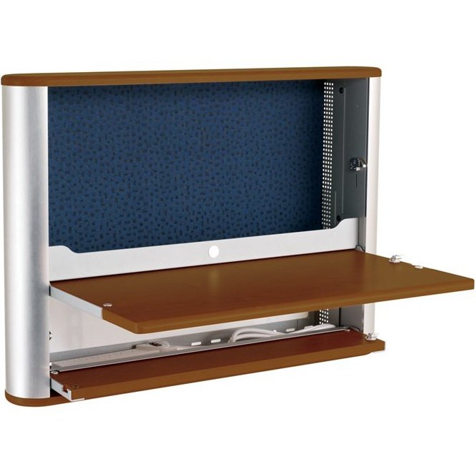 Ergotron EK3616TB Anthro eNook Standard, Wall Mount Desk Workstation