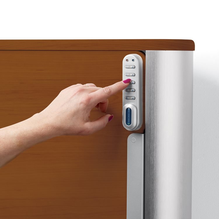 Lock up the eNook Pro so your equipment stays safe. Numbered code lock has 3 security codes for multiple users and to track usage.