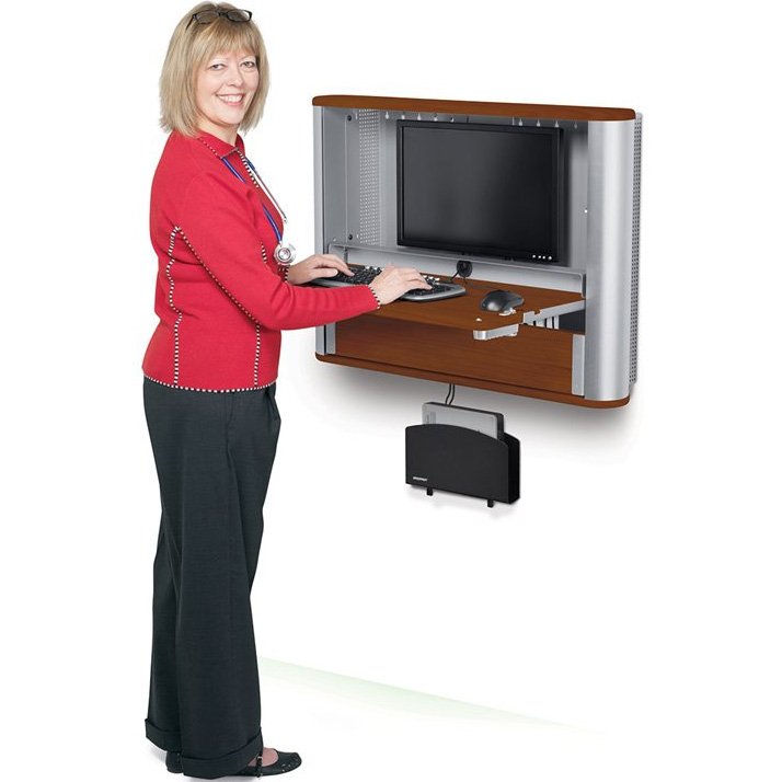 Great for multiple users, the eNook Pro Monitor model tilts so you’ll find a comfortable viewing angle whether you’re 5’2” or 6’2”