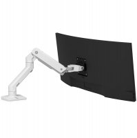 Ergotron 45-475-216 HX Desk Mount Single Monitor Arm (white)