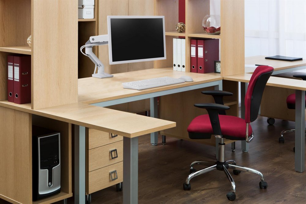 HX Desk Mount Arm adds professional elegance to your workspace