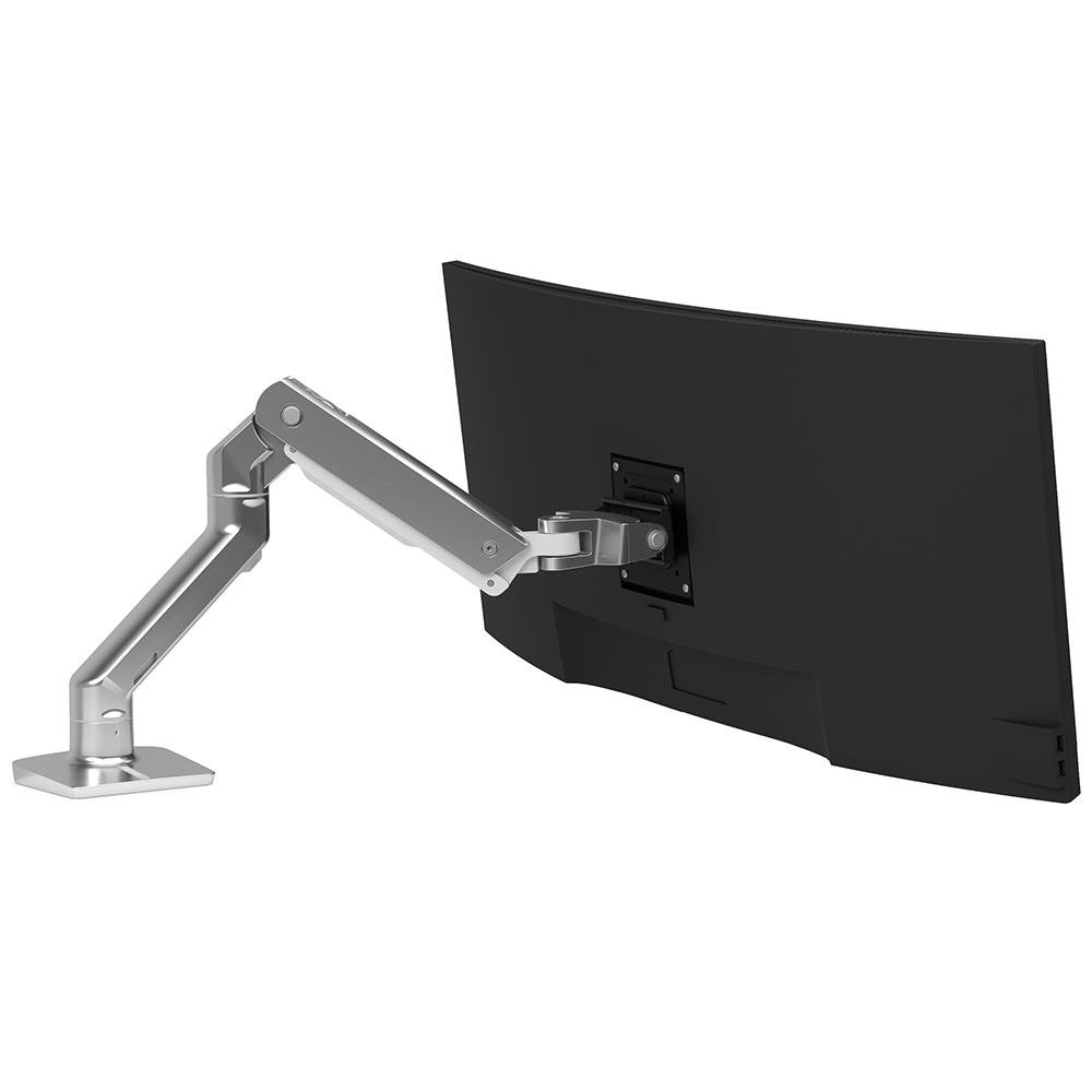 Single Monitor Arm, 20 lb lift, VESA, audio USB ports