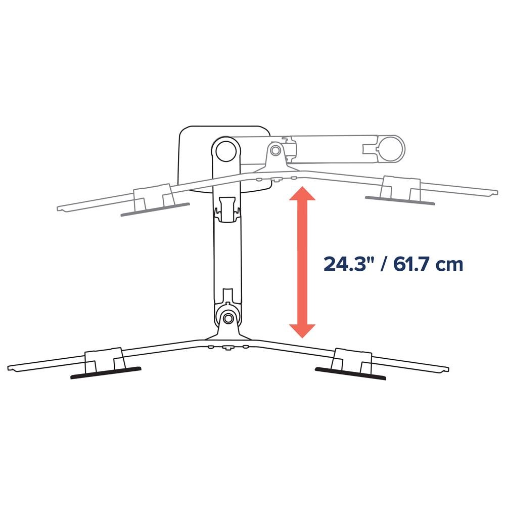 Ergotron 45-489-216 LX Desk Mount Dual Direct Arm (white)